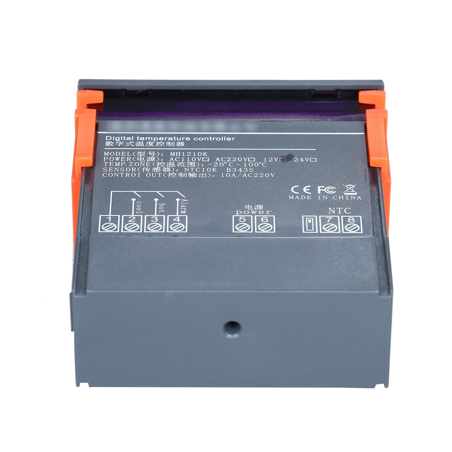 12V 10A/AC220V цифровой Температура Управление; Smart светодиодный цифровой термостат нагрева охлаждающей воды Температура калибровки Управление