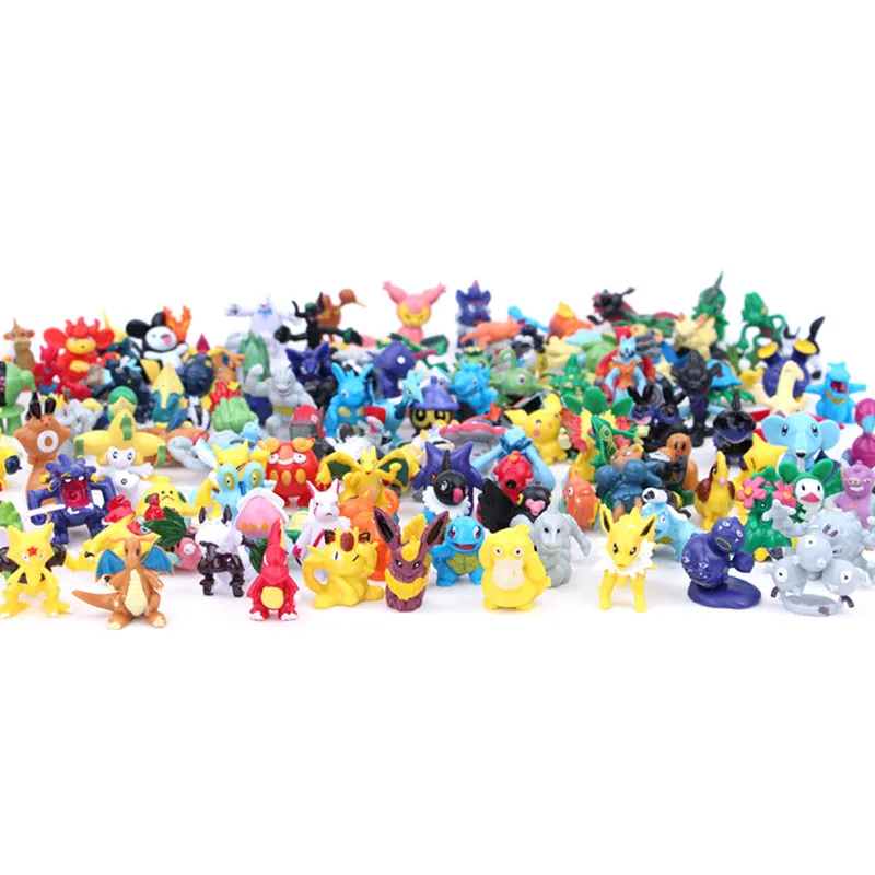Takara Tomy 2-3 см аксессуары для кукол Покемон 144 elves Q версия Пикачу миниатюрная