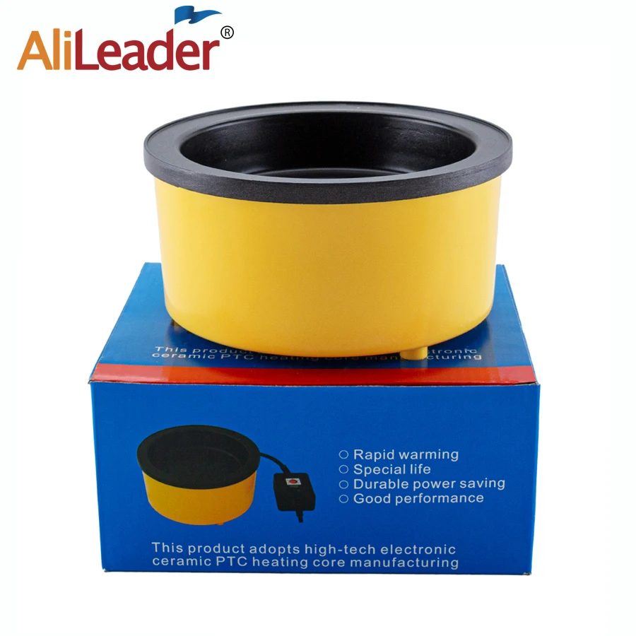 Alileader Cheap Hot Glue Pot Keratin Glue Melting Pot + 50G Free Keratin For Hair Extensions Professional Salon Extension Kit hair extension glue keratin glue keratin glue pot