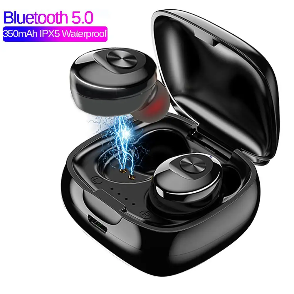cheap XG12 TWS Bluetooth 5.0 Earphone Stereo Wireless Earbuds HIFI Sound Sport Earphones Handsfree Gaming Headset with Mic for Phone