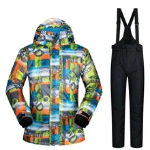 Мужские лыжные брюки, брендовые новые высококачественные мужские ветрозащитные водонепроницаемые теплые зимние штаны для сноуборда, походов на открытом воздухе skibroek