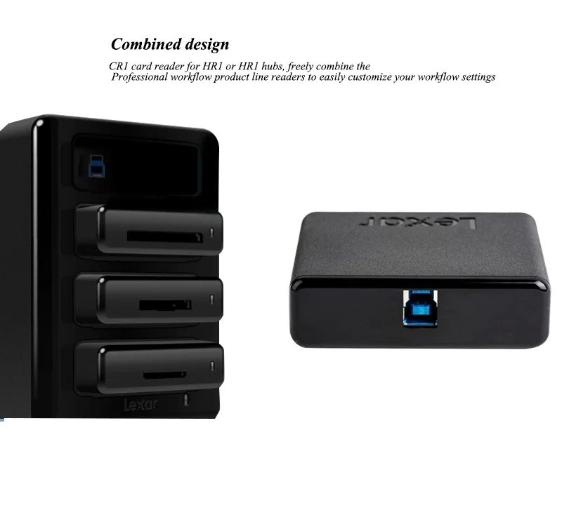 Lexar Профессиональный USB 3,0 CFast 2,0 Один кардридер компактная карта памяти CF считыватель карт памяти Lecteur