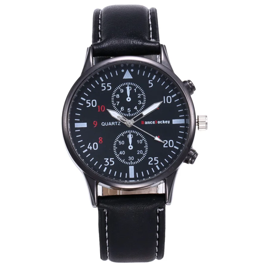 Лидирующий бренд сплав для мужчин s Бизнес Кварцевые наручные часы для мужчин Милитари вечерние подарок для мужчин s Relogio Masculino черный