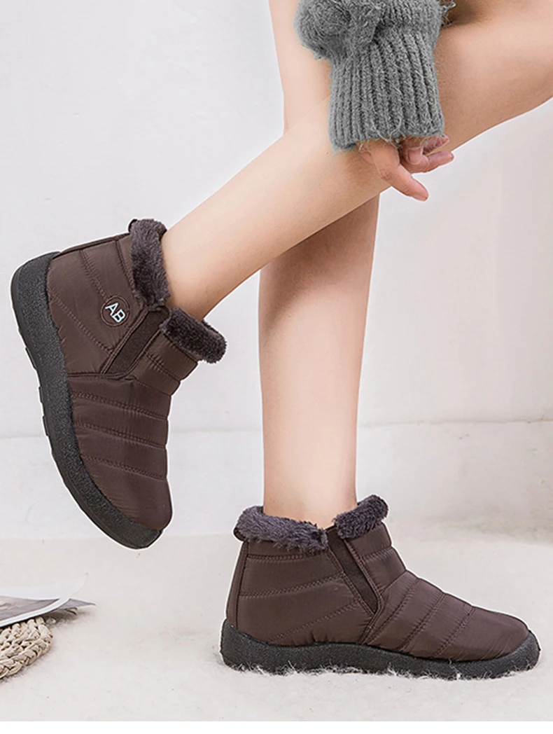 Women Boots New Waterproof Snow Boots For Winter Shoes Women Casual Lightweight Ankle Boots Female Winter Boots Botas Mujer