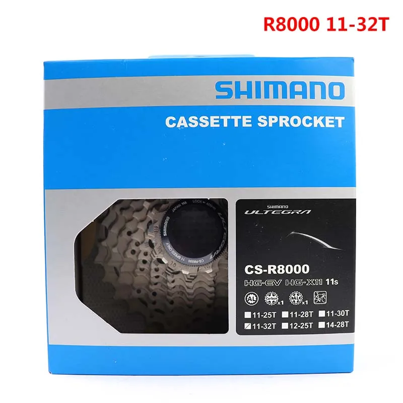 Shimano ULTEGRA CS R8000 11 скоростная кассета дорожный велосипед свободного хода 11-25T 28T 32T R8000 кассета Звездочка Shimano подлинные товары