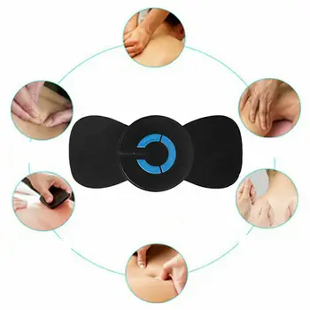 

Electric Pulse Back and Neck Massager Far Infrared Heating Portable Mini Neck Massager Cervical Massage Stimulator Pain Relief