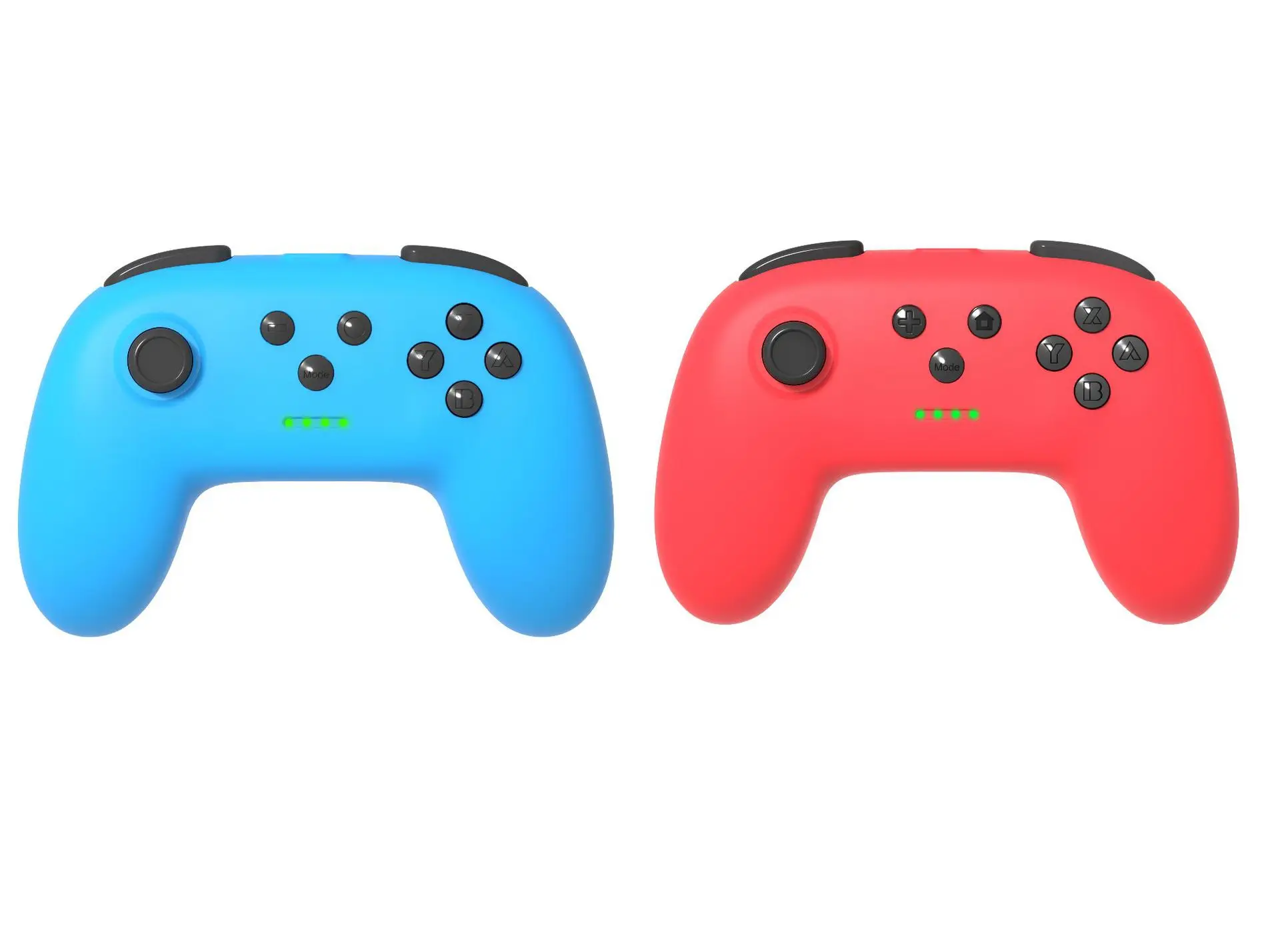 blue red Новая 1 пара для rend Switch Pro для Switch Lite беспроводной геймпад игровой контроллер Джойстик NS bluetooth Мини Красочный геймпад - Цвет: blue red