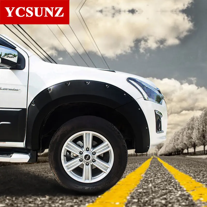 2016 2018 вспышки крыла для Isuzu D max 2017 аксессуары Брызговики Chevrolet dmax детали