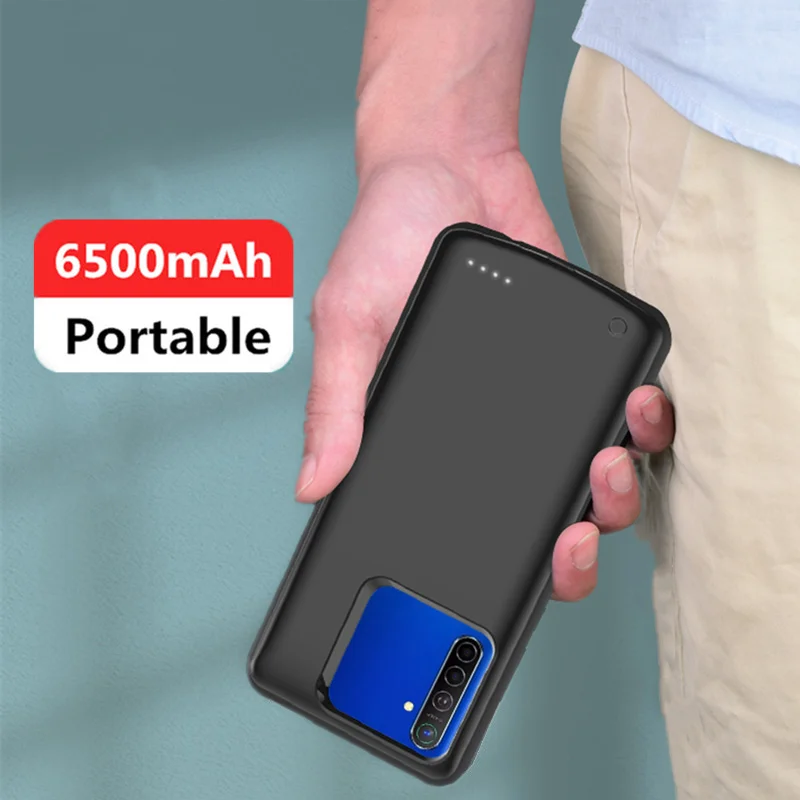 Чехол для аккумулятора KQJYS 6500 мА/ч для Redmi Note 8, внешний аккумулятор, чехол для зарядки, внешний аккумулятор для Xiaomi Redmi Note 8, чехол для аккумулятора
