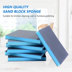 Éponges de polissage de haute qualité, blocs de 120x10x12mm, papier de verre, grain assorti, mousse Abrasive lavable 