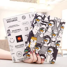For iPad Air 1 Air 2 Case Cartoon PU Leather Silicone Soft Back Cover Flip Smart Stand Tablet Cover For Apple iPad Pro 9.7 Case