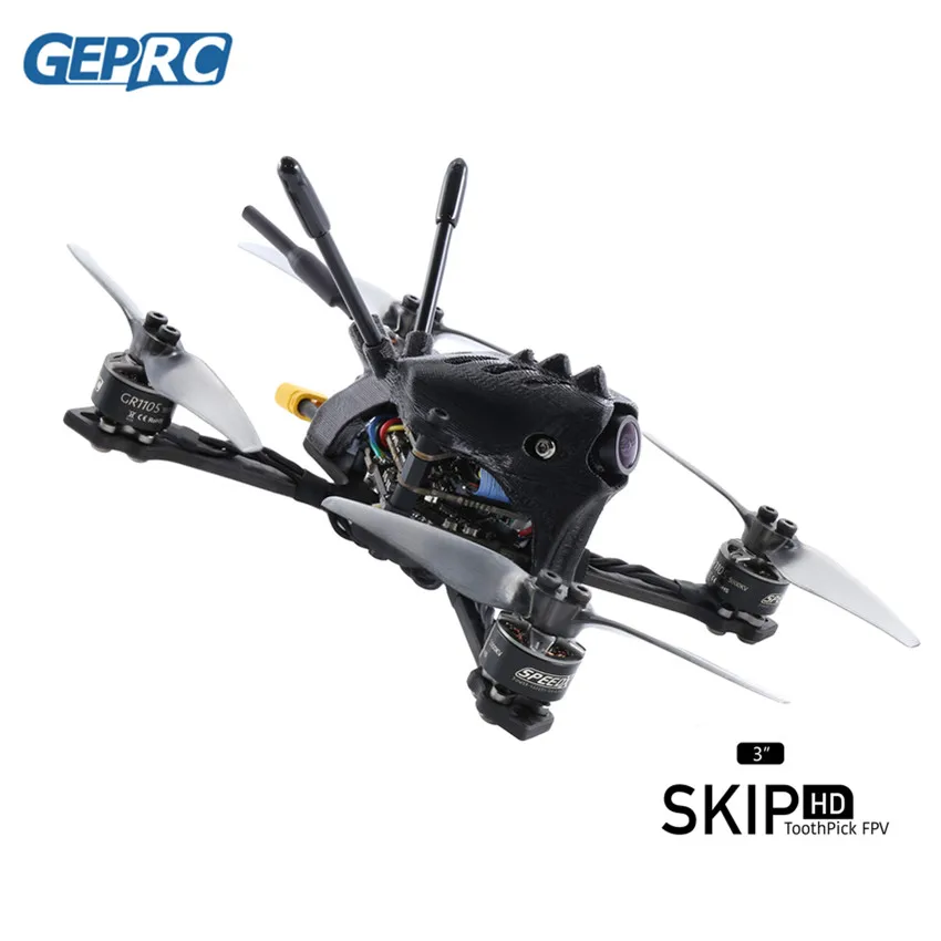 Geprc skip HD 1080P 2,5/3 дюйма карта Запись воздушный ультра-светильник FPV через машину набор для стимуляции Фристайл f светильник