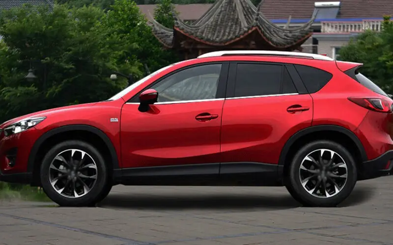 Для Mazda CX-5 CX5 2012- Высококачественная отделка окна из нержавеющей стали нижний Порог 4 шт