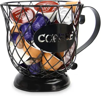 

Coffee-Cup Fruit Basket Storage Box Side Handle Kitchen Portable Hollow-out Leachate Large Capacity Box Iron Material