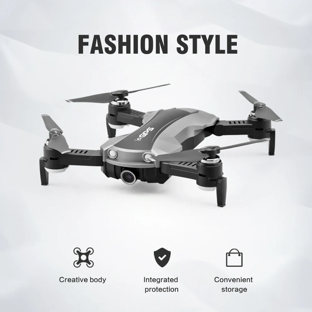 

65G RC Selfie GPS Drone 5G Wifi FPV Foldable RC Quadcopter With HD Camera 2K Follow Me Altitude Hold Drone