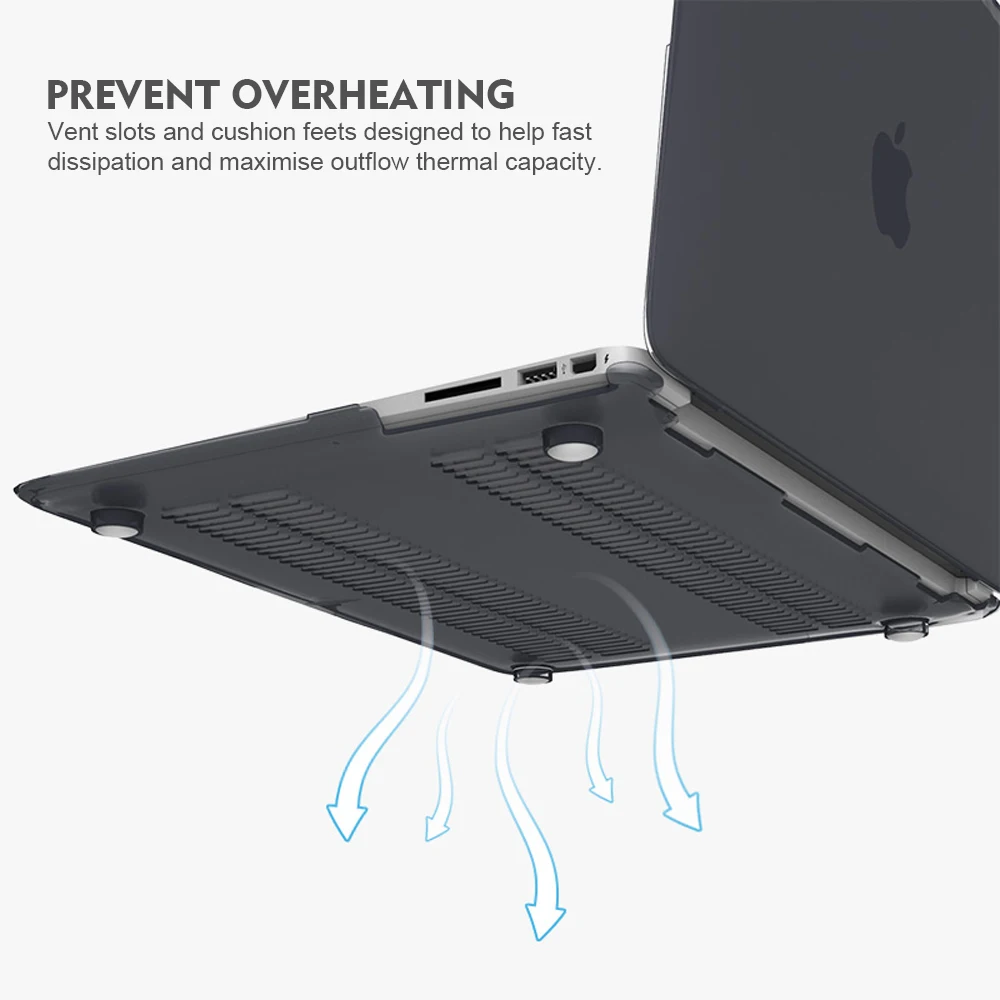 Полный Матовый противоударный чехол для нового Apple MacBook Air Pro 11 12 13 14 15 дюймов Чехол Жесткий Чехол для ноутбука оболочка Защитная крышка