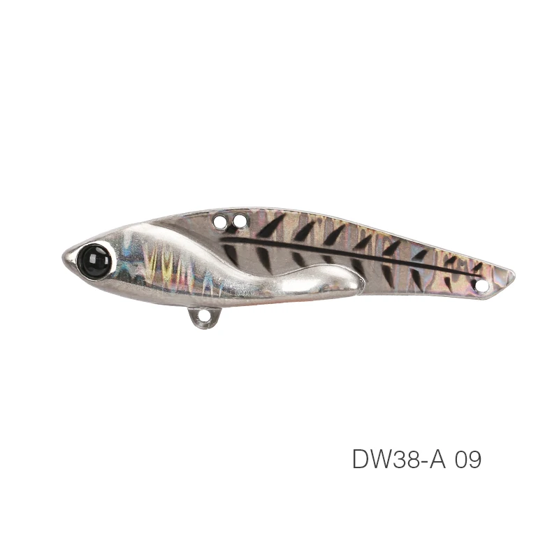 DW38-A-09 TSURINOYA для рыбалки заброса приманки, блесна металлическая DW38-A 70 мм 18 г на дальние расстояния бас наживка Тройной крюк искусственные приманки 13 Цветов - Цвет: DW38-A-09