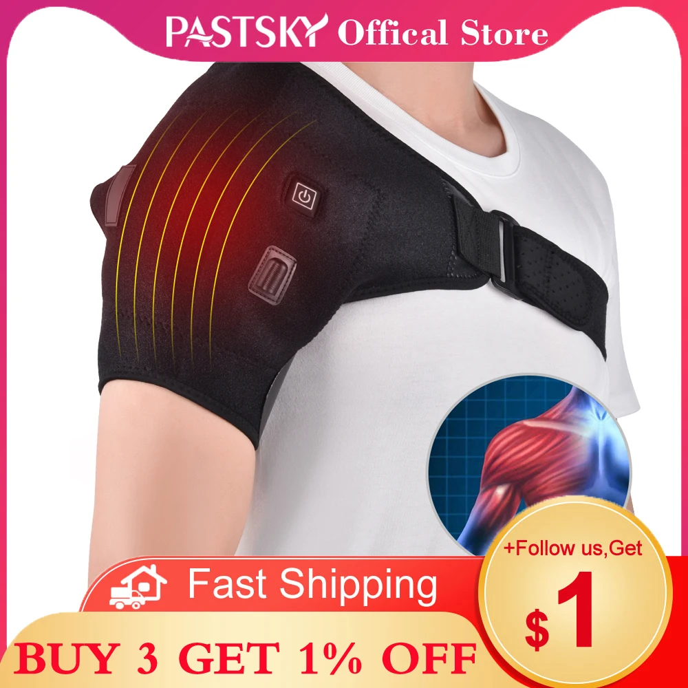 Infrared Heat Shoulder Knee Adjustable Brace Hot Therapy Pain Relief