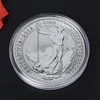 2025 New 1 PC 38.6mm Round Acrylic Coin Capsule Clear Storage Holder For Silver Coin 1 oz 1