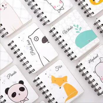 

1pc Panda Giraffe Animal Series Mini Notebook Creative Pocket Notepad Office Material Notebooks school (ss-022)