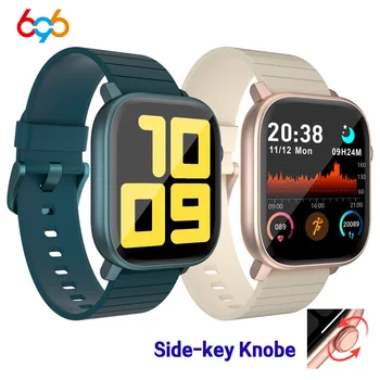 

HM1 Slide-key knobe Smart Watch Men Women Full Touch Fitness Tracker Heart Rate Monitor Smartwatch Watches GTS for Xiaomi Huawei