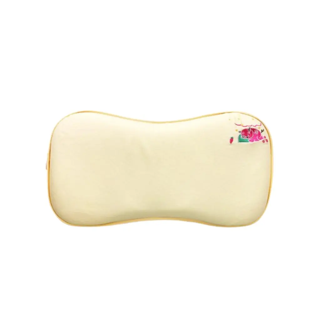 Memory Foam детские подушки дышащие мягкие удобные младенческие предотвращают плоская подушка для головы медленный отскок хлопок кости младенческой ребенка подушка
