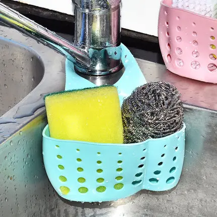 Висячая дренажная корзина для кухонной раковины органайзер ванной комнаты