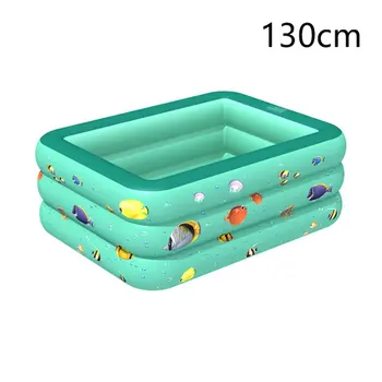 

Square Swimming Pool Summer Baby Inflatable Swimming Pool Children Basin Bathtub Portable Kids Outdoors Sport Play Toys