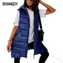 

Woman Jacket Winter 2020 Neck Cotton Coat Winter New Fashion Casual Sleeveless Jacket Jackets for Women лыжник женский Coat