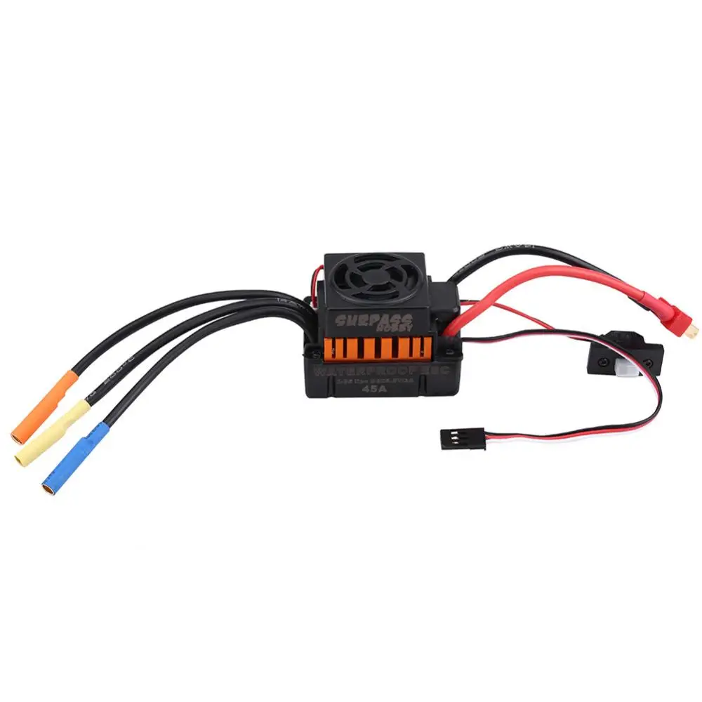 

Hot 45A/60A Waterproof ESC Electric Speed Controller with 5.8V/3A BEC for TRAXXAS, HSP, TAMIYA, ZD racing 1/10 RC Cars 2018