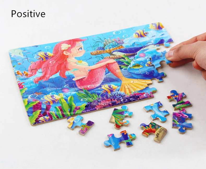 Сказочная деревянная игрушка-головоломка принцессы деревянные пазлы для раннего развития игрушки подарок для детей