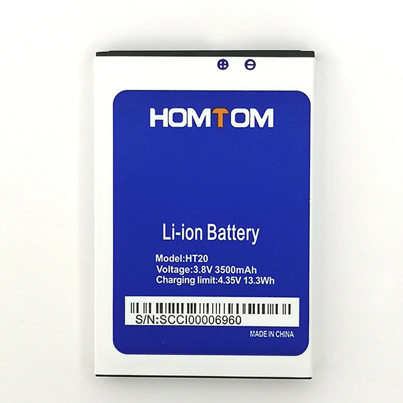 WISECOCO 10 шт. новый оригинальный аккумулятор 3500 мАч для HOMTOM HT20/HT 20 PRO телефона высокое