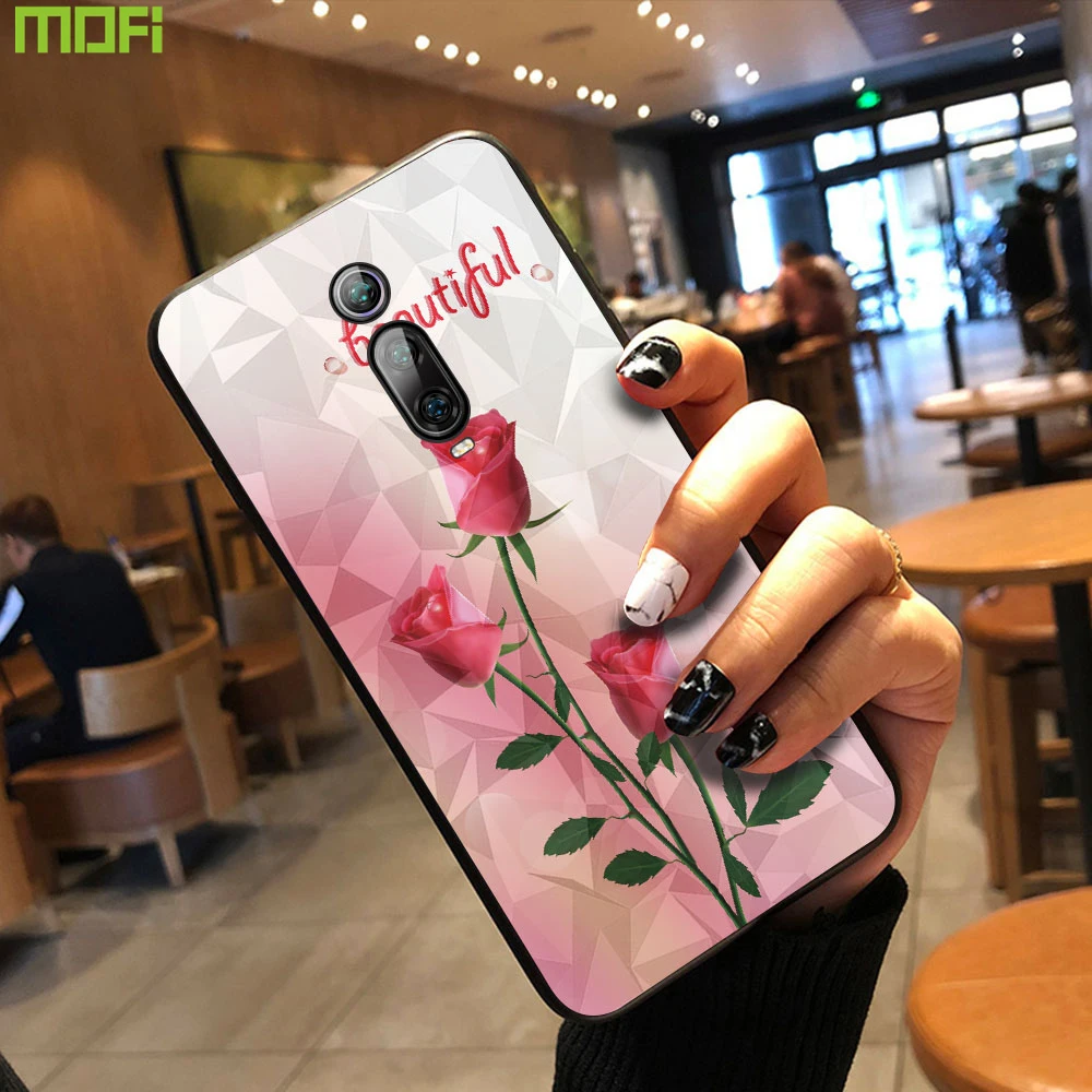 Чехол для Xiaomi mi 9 T, чехол для Xiaomi mi 9T Pro, чехол для Xiao mi Red mi K20 Pro, чехол с цветком розы, розового, красного, синего цветов, ромб