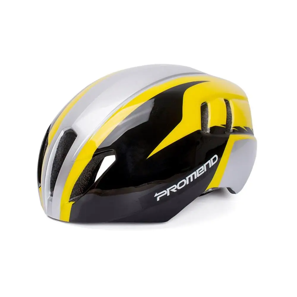 Black yellow gray PROMEND Сверхлегкий велосипедный шлем aero capacete дорога mtb Горный XC Trail Велоспорт casco ciclismo интегрированное Велосипедное оборудование - Цвет: Black yellow gray