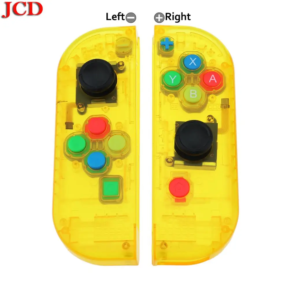 JCD для kingd корпус чехол для переключателя контроллер NS для Joy-Con игровая Консоль оболочка Кнопка аналоговый проводящий резиновый D-PaD