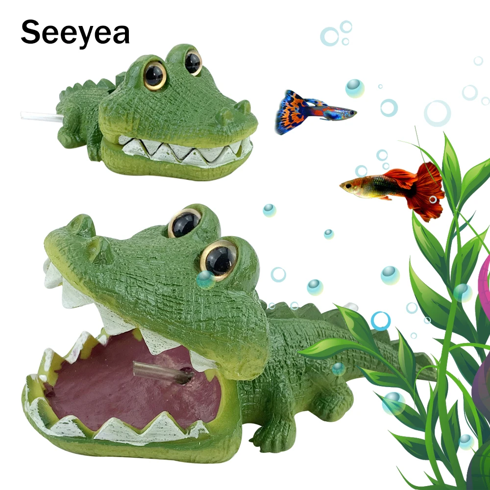 

Aquarium Decoration Fish Resin Landscape Air Pump Air Stone Aquarium Miniature Landscape Fish Tank Oxygen Pet Accessories Seeyea