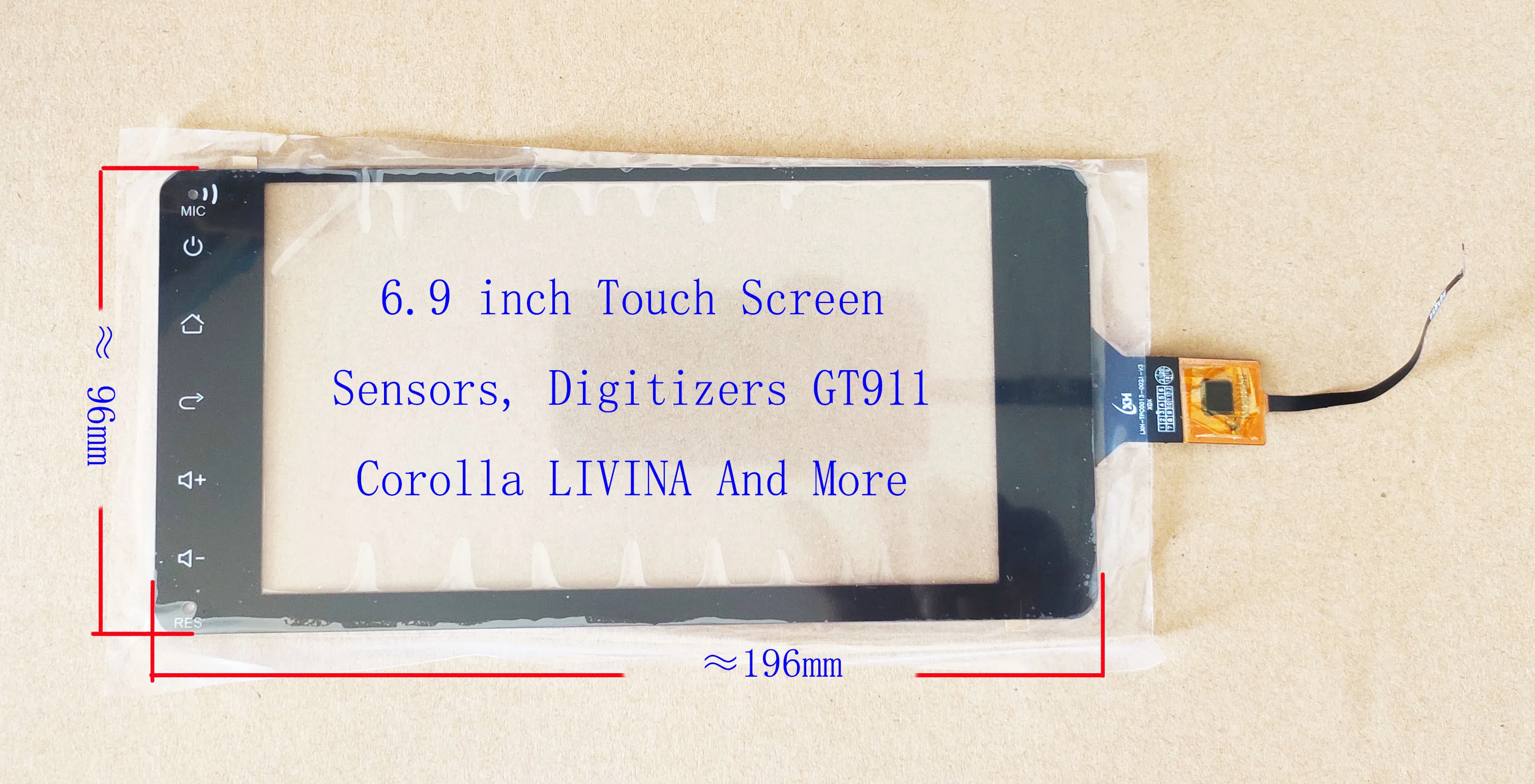 7inch Touch Screen 196*96mm Livina Sena Dedicated Touch Sensor