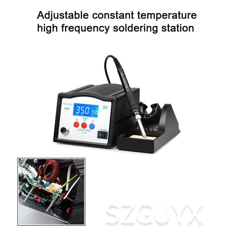 Высокая частота вихревой ток паяльная станция цифровой дисплей постоянная температура паяльник Электрический