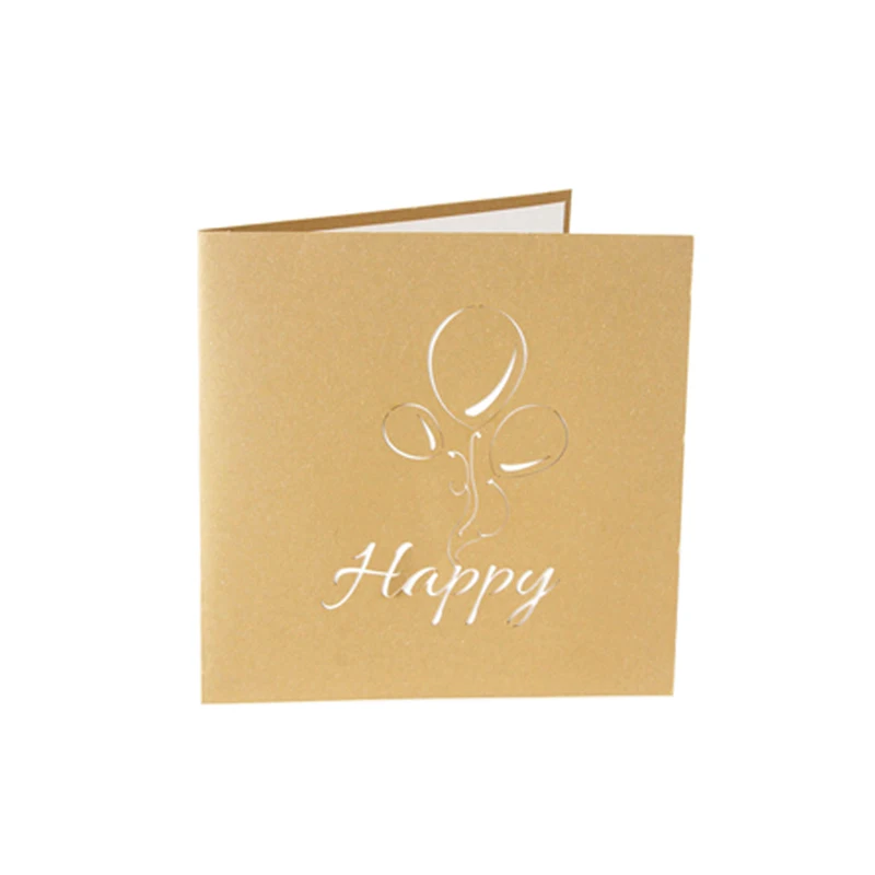 

3D Pop Up Colorful Balloon Greeting Card Christmas Valentine Birthday Invitation M2EF
