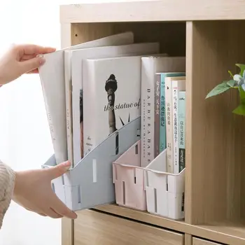 

Desktop File Storage Box Office Data File Finishing Rack Household Book Stand Box Desk Stationery Organiser