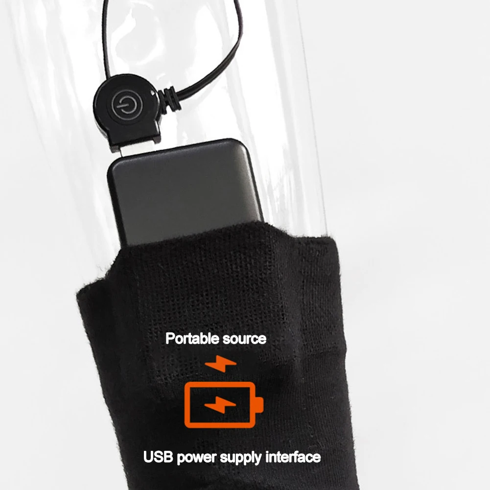 Зимние носки с подогревом, унисекс, инфракрасные, USB, с электрическим подогревом, носки для катания на лыжах, велоспорта, спорта, для женщин и мужчин, плотные теплые носки