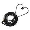 In-ear Monitor Cable Braided Replacement Earphone Cable Wire IEM Cable 0.78 mm 2 Pin Prong Connector 1