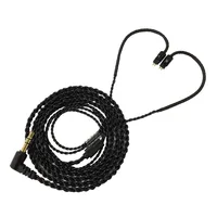 In-ear Monitor Cable Braided Replacement Earphone Cable Wire IEM Cable 0.78 mm 2 Pin Prong Connector 1