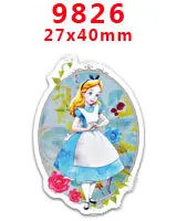 9826 30 шт мультяшный персонаж плоское украшение из смолы PR 19331 - Цвет: 9826