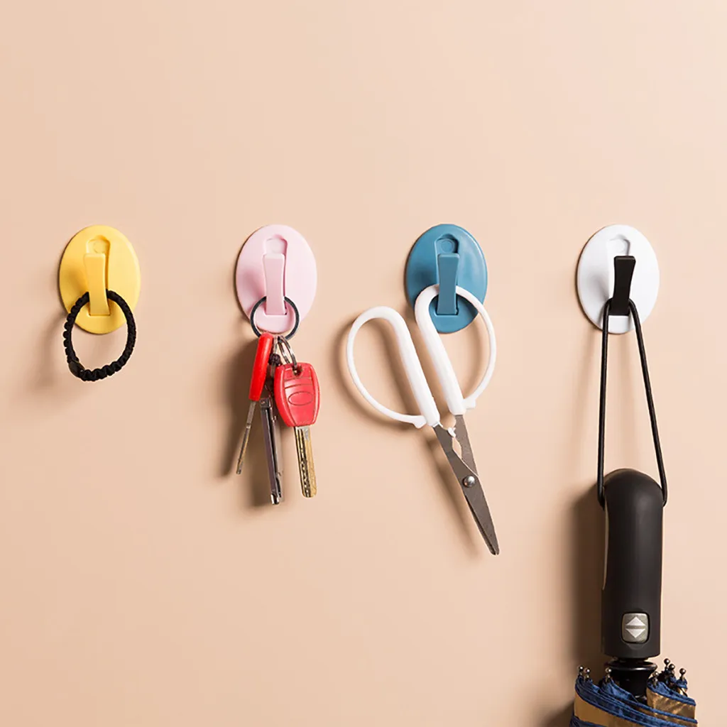

1PC Multi-Purpose Hooks Strong Transparent Suction Cup Sucker Wall Decor Hooks key Hanger For Kitchen Bathroom Accessories F1209