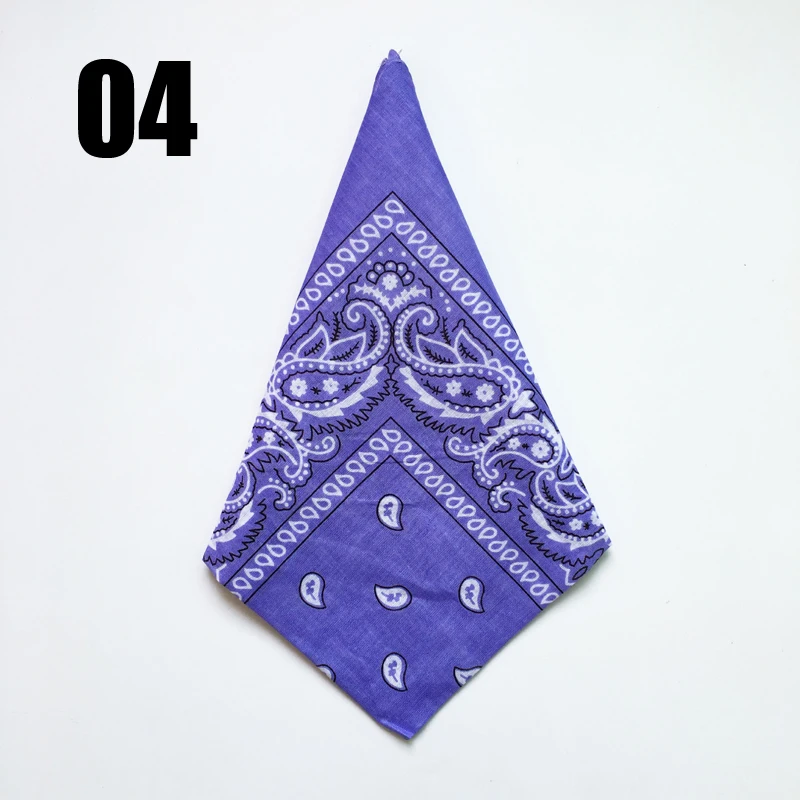 Square Scarf Unisex Hip Hop Black Bandana Kerchief Fashion Street Dance Riding Wrist Wraps Head Square Scarves Print Handchief 