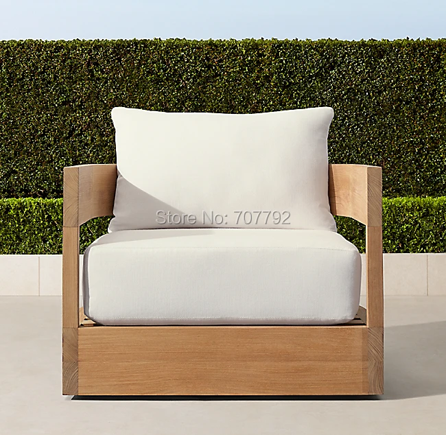 Качественная уличная мебель из тикового дерева поворотный диван-кровать