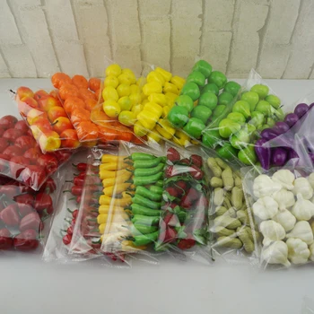 

Artificial Fruit Vegetables Mini Simulation Fruit Model Foam Fake Chili Apple Pear Kindergarten Teaching Aids Photography Props