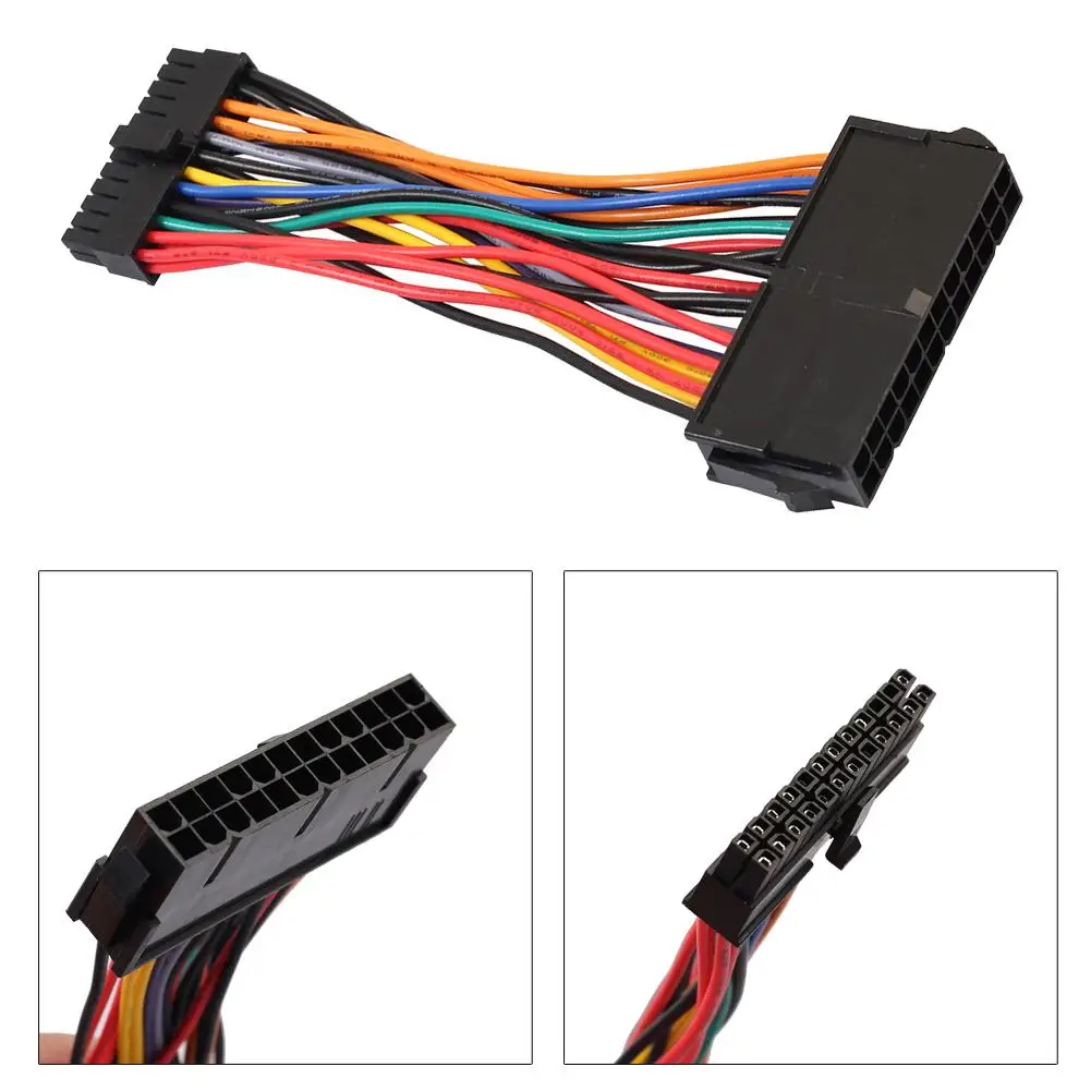 

ATX PSU Standard 24Pin Female to Mini 24P Male Internal Power Cable Wire