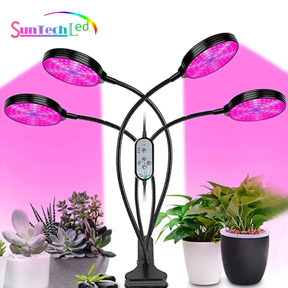 

Suntech,Full Spectrum Phytolamps,5V USB LED Grow Light With Timer, Desktop Clip Phyto Lamps for Plants Greenhouse Lights